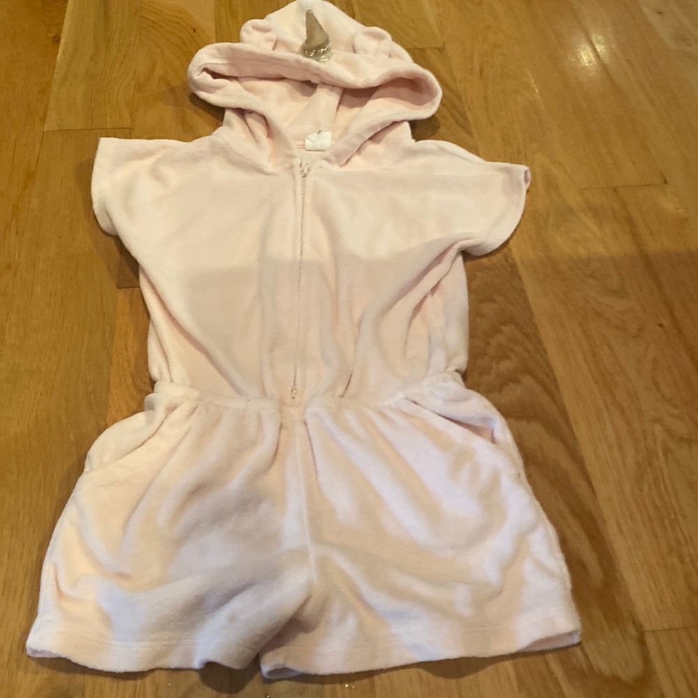 Terry cloth beach cover up